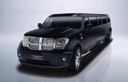 Stretch Limo With Gull Wing Doors
