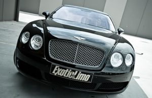 Black Bentley Continental Flying Spur Limo