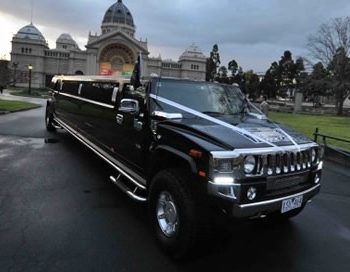 Black Hummer with 3 Bars Spread Throughout the Spacious Cabin