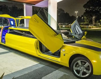 Chevy Camaro Transformers Bumblebee Limo