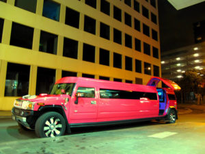 Pink Lady Hummer Limousine