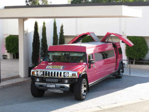 Pink Lady Hummer Limousine
