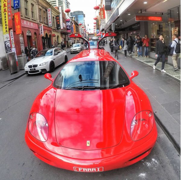 Ferrari in Chinatown