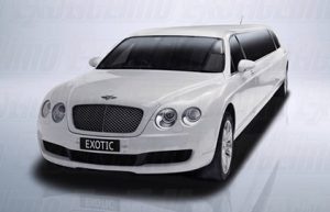 White Bentley Flying Spur